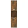 Smoked oak engineered wood bathroom cabinet 30x30x130 cm by vidaXL, Bathroom furniture - Ref: Foro24-815639, Price: 53,13 €, ...