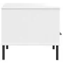 OSLO solid wood white coffee table with metal legs 85x50x45cm by vidaXL, Coffee table - Ref: Foro24-351035, Price: 64,49 €, D...