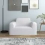 Elastic cover for white jersey polyester armchair by vidaXL, Covers - Ref: Foro24-332948, Price: 25,46 €, Discount: %