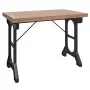 Mesa de comedor madera maciza de abeto y hierro 110x65x82 cm de vidaXL, Mesas de cocina y de comedor - Ref: Foro24-340769, Pr...