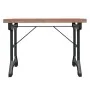 Mesa de comedor madera maciza de abeto y hierro 110x65x82 cm de vidaXL, Mesas de cocina y de comedor - Ref: Foro24-340769, Pr...