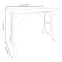 Esstisch aus massivem Tannenholz und Eisen 110x65x82 cm von vidaXL, Küchen- und Esstische - Ref: Foro24-340769, Preis: 184,26...