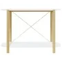 White plywood console table 110x38x75 cm by vidaXL, Side tables - Ref: Foro24-345690, Price: 93,55 €, Discount: %