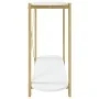 White plywood console table 110x38x75 cm by vidaXL, Side tables - Ref: Foro24-345690, Price: 93,55 €, Discount: %