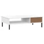 OSLO coffee table metal legs solid white pine wood by vidaXL, Coffee table - Ref: Foro24-351038, Price: 55,42 €, Discount: %