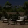 Doppel-Sonnenschirm mit LED-Lichtern Anthrazit 316x240 cm von vidaXL, Sonnenschirme - Ref: Foro24-362971, Preis: 164,81 €, Ra...
