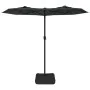Double umbrella with LED lights anthracite 316x240 cm by vidaXL, Umbrellas - Ref: Foro24-362971, Price: 155,47 €, Discount: %