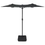 Double umbrella with LED lights anthracite 316x240 cm by vidaXL, Umbrellas - Ref: Foro24-362971, Price: 155,47 €, Discount: %