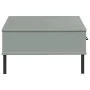 Center table with metal legs OSLO solid gray pine wood by vidaXL, Coffee table - Ref: Foro24-351037, Price: 55,19 €, Discount: %