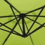 Wall umbrella with apple green LED 290 cm by vidaXL, Umbrellas - Ref: Foro24-362893, Price: 119,37 €, Discount: %