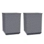 Planters 2 pcs dark gray polypropylene 30x30x37 cm by vidaXL, Pots and planters - Ref: Foro24-364180, Price: 52,93 €, Discoun...