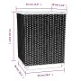 Planters 2 units black polypropylene 30x30x37 cm by vidaXL, Pots and planters - Ref: Foro24-364182, Price: 56,99 €, Discount: %