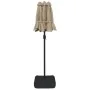 Double umbrella with taupe gray LED lights 316x240 cm by vidaXL, Umbrellas - Ref: Foro24-362972, Price: 149,59 €, Discount: %