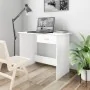 Escritorio de madera contrachapada blanco 100x50x76 cm de vidaXL, Escritorios - Ref: Foro24-800549, Precio: 58,61 €, Descuent...