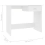 Escritorio de madera contrachapada blanco 100x50x76 cm de vidaXL, Escritorios - Ref: Foro24-800549, Precio: 58,61 €, Descuent...