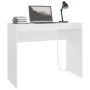 Schreibtisch aus glänzend weißem Sperrholz, 90 x 40 x 72 cm von vidaXL, Schreibtische - Ref: Foro24-800384, Preis: 48,69 €, R...