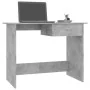 Concrete gray chipboard desk 100x50x76 cm by vidaXL, Desks - Ref: Foro24-800553, Price: 61,40 €, Discount: %