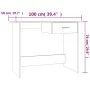 Concrete gray chipboard desk 100x50x76 cm by vidaXL, Desks - Ref: Foro24-800553, Price: 61,40 €, Discount: %