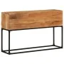 Mesa consola de madera maciza de acacia 120x30x75 cm de vidaXL, Mesas auxiliares - Ref: Foro24-320821, Precio: 158,74 €, Desc...