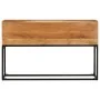 Solid acacia wood console table 120x30x75 cm by vidaXL, Side tables - Ref: Foro24-320821, Price: 158,75 €, Discount: %