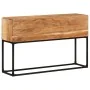 Solid acacia wood console table 120x30x75 cm by vidaXL, Side tables - Ref: Foro24-320821, Price: 158,75 €, Discount: %