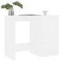 Weißer Sperrholzschreibtisch 100x50x76 cm von vidaXL, Schreibtische - Ref: Foro24-801080, Preis: 85,90 €, Rabatt: %