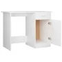 Weißer Sperrholzschreibtisch 100x50x76 cm von vidaXL, Schreibtische - Ref: Foro24-801080, Preis: 85,90 €, Rabatt: %
