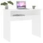 Weißer Sperrholzschreibtisch 90x50x74 cm von vidaXL, Schreibtische - Ref: Foro24-801170, Preis: 66,76 €, Rabatt: %