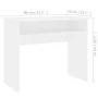 Weißer Sperrholzschreibtisch 90x50x74 cm von vidaXL, Schreibtische - Ref: Foro24-801170, Preis: 66,76 €, Rabatt: %