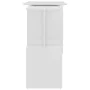 Eckschreibtisch aus glänzend weißem Sperrholz, 200 x 50 x 76 cm von vidaXL, Schreibtische - Ref: Foro24-801104, Preis: 130,51...