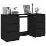 Escritorio de madera contrachapada negro 140x50x77 cm de vidaXL, Escritorios - Ref: Foro24-800811, Precio: 179,06 €, Descuent...