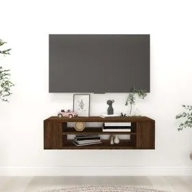 Hängender TV-Schrank aus braunem Eichenholz, 100 x 30 x 26,5 cm von vidaXL, TV-Möbel - Ref: Foro24-826362, Preis: 38,49 €, Ra...