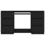 Escritorio de madera contrachapada negro 140x50x77 cm de vidaXL, Escritorios - Ref: Foro24-800811, Precio: 179,06 €, Descuent...