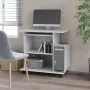 Weißer Computertisch aus Sperrholz, 80 x 50 x 75 cm von vidaXL, Schreibtische - Ref: Foro24-802894, Preis: 77,69 €, Rabatt: %