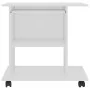 Weißer Computertisch aus Sperrholz, 80 x 50 x 75 cm von vidaXL, Schreibtische - Ref: Foro24-802894, Preis: 77,69 €, Rabatt: %
