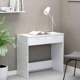 Weißer Sperrholz-Schreibtisch 80x40x75 cm von vidaXL, Schreibtische - Ref: Foro24-801355, Preis: 62,57 €, Rabatt: %