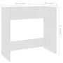 Weißer Sperrholz-Schreibtisch 80x40x75 cm von vidaXL, Schreibtische - Ref: Foro24-801355, Preis: 62,57 €, Rabatt: %