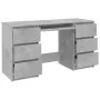 Schreibtisch aus grauem Sperrholz, 140 x 50 x 77 cm von vidaXL, Schreibtische - Ref: Foro24-800814, Preis: 168,20 €, Rabatt: %