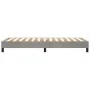 Estructura de cama de terciopelo gris claro 80x200 cm de vidaXL, Camas y somieres - Ref: Foro24-3120736, Precio: 81,70 €, Des...