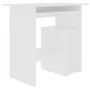 Weißer Sperrholzschreibtisch 80x45x74 cm von vidaXL, Schreibtische - Ref: Foro24-801364, Preis: 69,48 €, Rabatt: %
