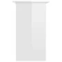 Schreibtisch aus glänzend weißem Sperrholz, 80 x 45 x 74 cm von vidaXL, Schreibtische - Ref: Foro24-801370, Preis: 68,56 €, R...