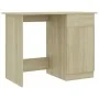 Schreibtisch aus Sonoma-Eichensperrholz, 100 x 50 x 76 cm von vidaXL, Schreibtische - Ref: Foro24-801083, Preis: 89,02 €, Rab...
