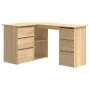 Eckschreibtisch aus Eichensperrholz, 145 x 100 x 76 cm von vidaXL, Schreibtische - Ref: Foro24-801092, Preis: 154,19 €, Rabat...