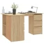 Eckschreibtisch aus Eichensperrholz, 145 x 100 x 76 cm von vidaXL, Schreibtische - Ref: Foro24-801092, Preis: 154,19 €, Rabat...