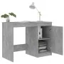 Escritorio de madera contrachapada gris hormigón 100x50x76 cm de vidaXL, Escritorios - Ref: Foro24-801800, Precio: 78,42 €, D...