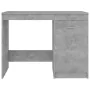 Escritorio de madera contrachapada gris hormigón 100x50x76 cm de vidaXL, Escritorios - Ref: Foro24-801800, Precio: 78,42 €, D...
