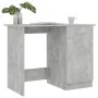 Betongrauer Sperrholzschreibtisch 100x50x76 cm von vidaXL, Schreibtische - Ref: Foro24-801084, Preis: 77,96 €, Rabatt: %