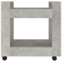 Carrito de escritorio contrachapada gris hormigón 60x45x60 cm de vidaXL, Carros e islas - Ref: Foro24-816604, Precio: 43,41 €...