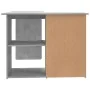 Eckschreibtisch aus grauem Beton-Sperrholz 145x100x76 cm von vidaXL, Schreibtische - Ref: Foro24-801093, Preis: 180,70 €, Rab...
