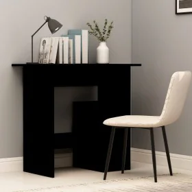 Schwarzer Sperrholzschreibtisch 80x45x74 cm von vidaXL, Schreibtische - Ref: Foro24-801365, Preis: 57,02 €, Rabatt: %